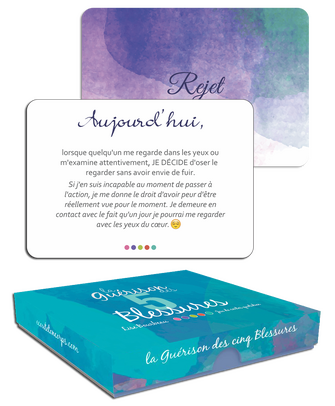 Jeu de cartes quotidien LA GU&Eacute;RISON DES 5 BLESSURES